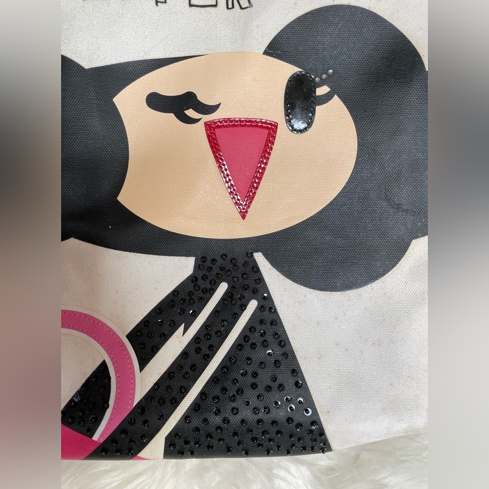 COACH Poppy Chan PEPPER Canvas Tote Bag - Picture 2 of 15